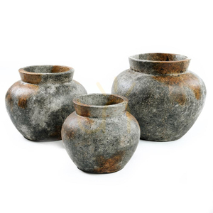 Die Funky Vase - Antik Grau - S 1 Die Funky Vase - Antik Grau - S small 1