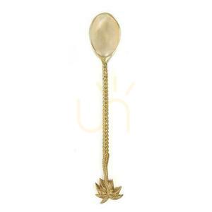 Löffel BAZAR BIZAR Palmblatt Messing Gold 22 cm 0 Löffel BAZAR BIZAR Palmblatt Messing Gold 22 cm small 0