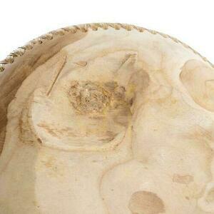 Schale BAZAR BIZAR Bowls Teakholz Leder Natur Beige 30 cm small 5