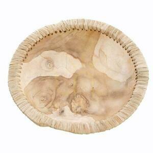 Schale BAZAR BIZAR Bowls Teakholz Leder Natur Beige 30 cm small 6