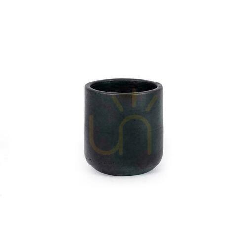 Prüfen Tasse BAZAR BIZAR Burned Collection Terrakotta Schwarz 8 cm
