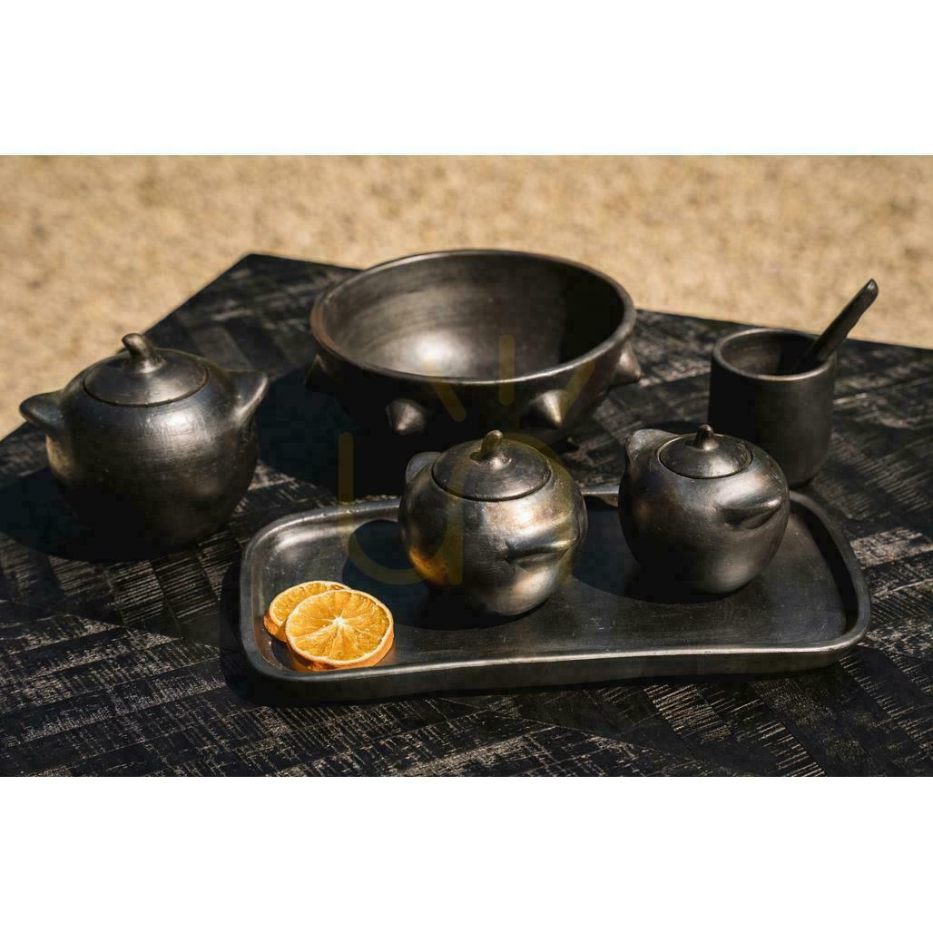 Zeige Schale BAZAR BIZAR Burned Collection Terrakotta Schwarz 22 cm Schale BAZAR BIZAR Burned Collection Terrakotta Schwarz 22 cm