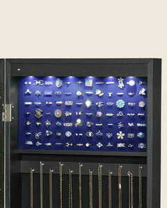 Schwarzer Schmuckschrank SONGMICS JJC093B01 mit Spiegel small 6