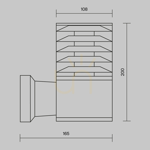 BRONX O576WL-01B Außenwandleuchte IP54 Maytoni small 8