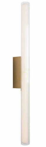Prüfen Wandleuchte Max Light Fayette W0368 Gold LED 91 cm IP44