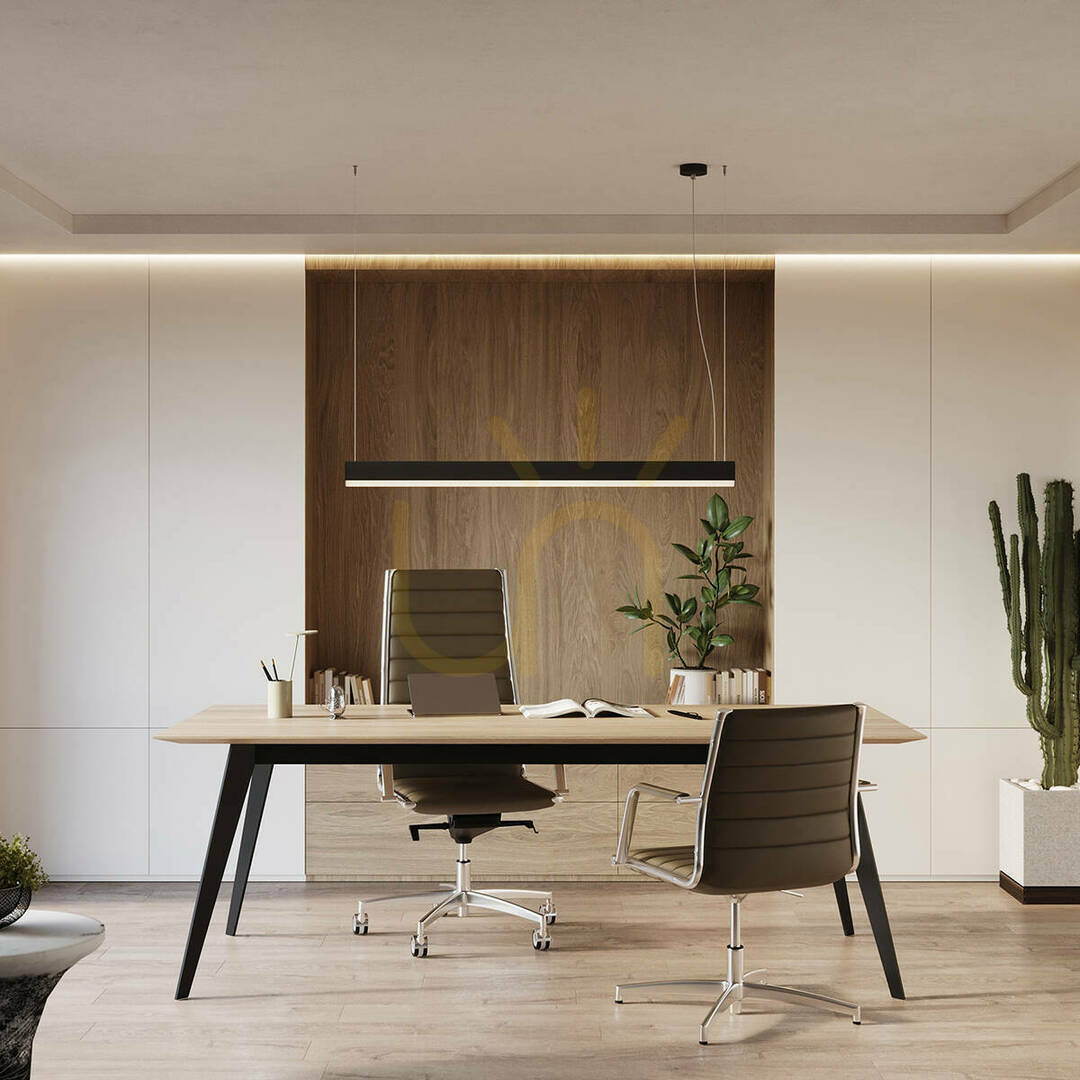 Aussicht Pendelleuchte FARGE Schwarz LED 4000K Thoro Pendelleuchte FARGE Schwarz LED 4000K Thoro