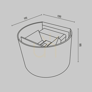 FULTON Wandleuchte O573WL-L6W IP54 Maytoni small 10