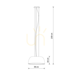 Pendelleuchte SATELLITE S 11225 schwarz Ø38 cm 3xE27 Nowodvorski small 7