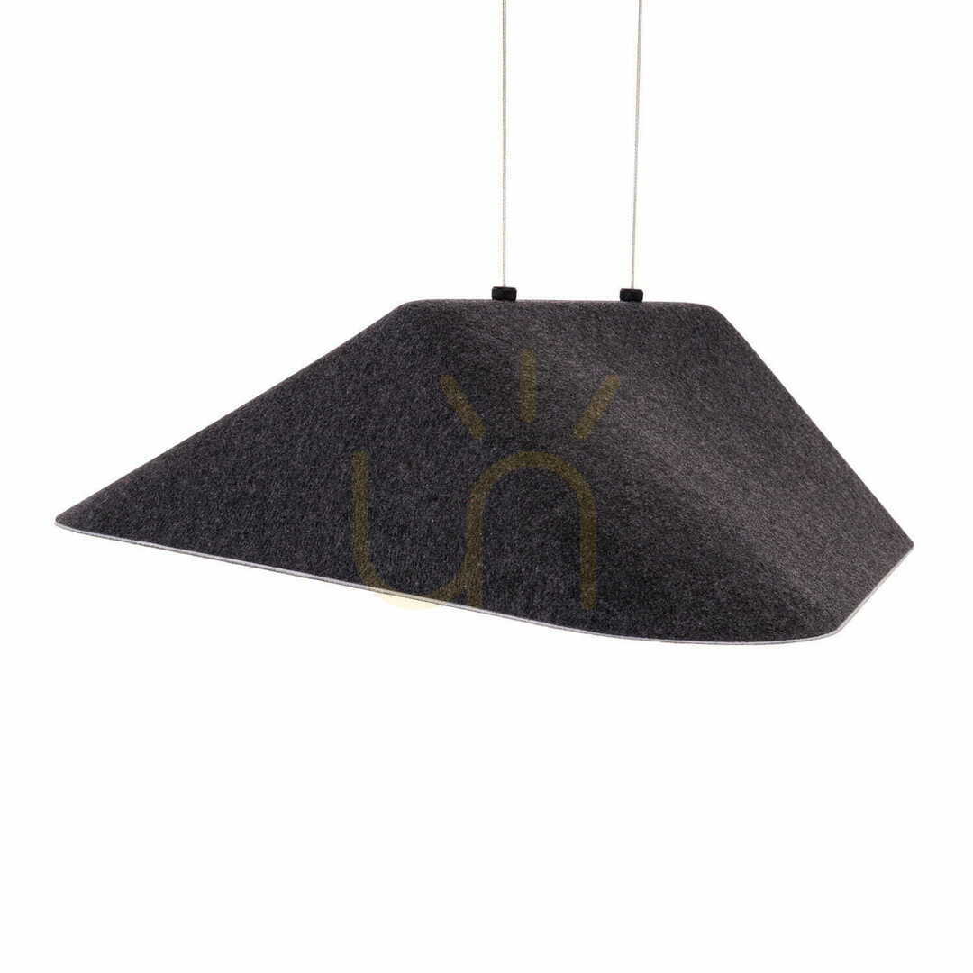 Aussicht Pendelleuchte Max Light Carbon P0567 schwarz grau Filz 50 cm LED 8W Pendelleuchte Max Light Carbon P0567 schwarz grau Filz 50 cm LED 8W