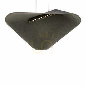 Pendelleuchte Max Light Carbon P0567 schwarz grau Filz 50 cm LED 8W 2 Pendelleuchte Max Light Carbon P0567 schwarz grau Filz 50 cm LED 8W small 2