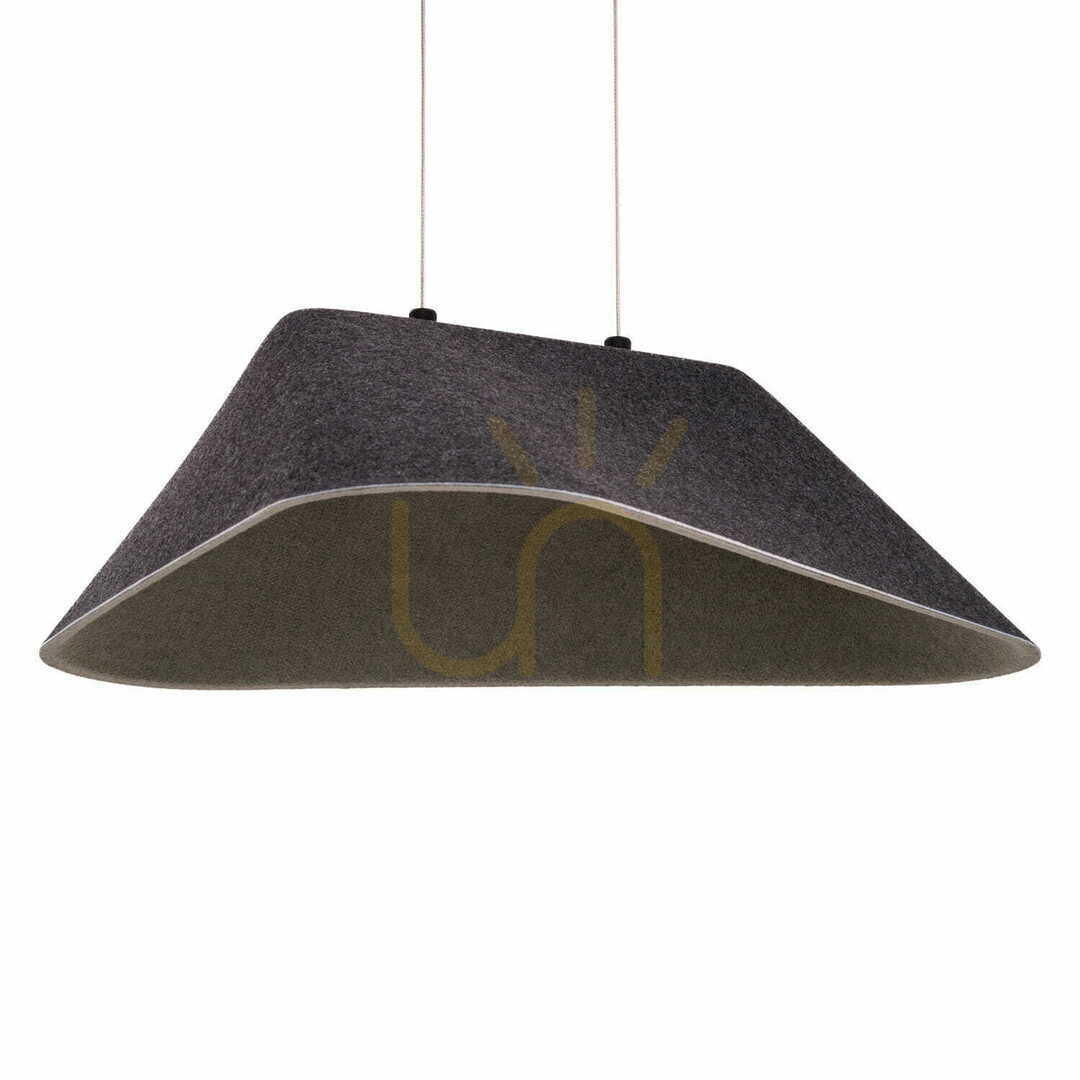 Prüfen Pendelleuchte Max Light Carbon P0567 schwarz grau Filz 50 cm LED 8W Pendelleuchte Max Light Carbon P0567 schwarz grau Filz 50 cm LED 8W