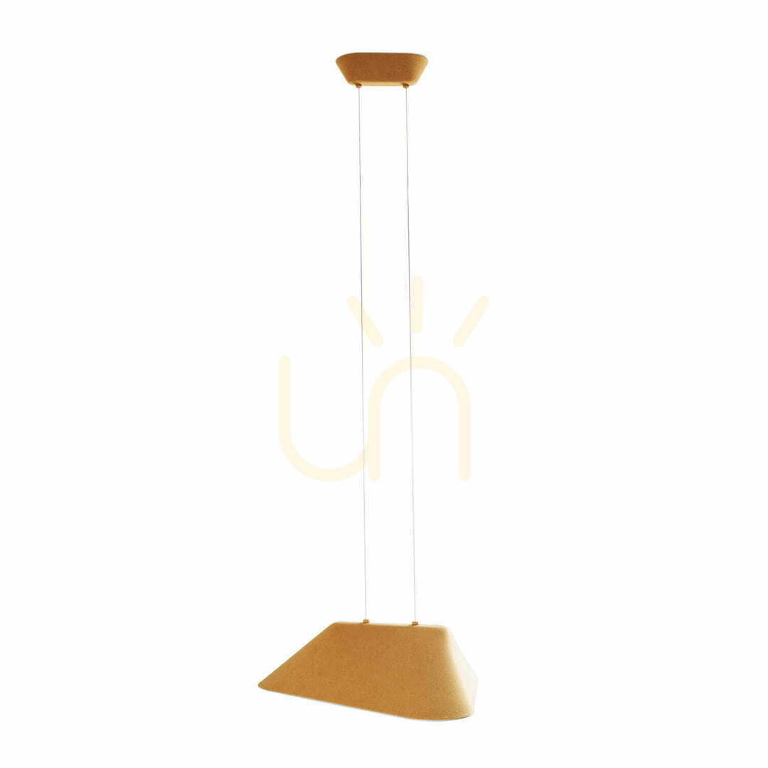 Aussicht Pendelleuchte Max Light Carbon P0569 gelb grau Filz 50 cm LED 8W 3000K Pendelleuchte Max Light Carbon P0569 gelb grau Filz 50 cm LED 8W 3000K