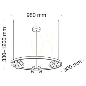 SATELLITE Hängeleuchte MOD102PL-L42W Maytoni small 7