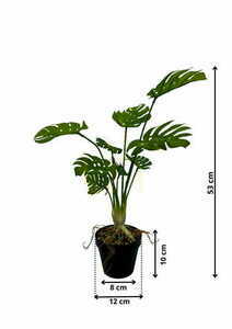 Künstliche Monstera Pflanze 53 cm small 1