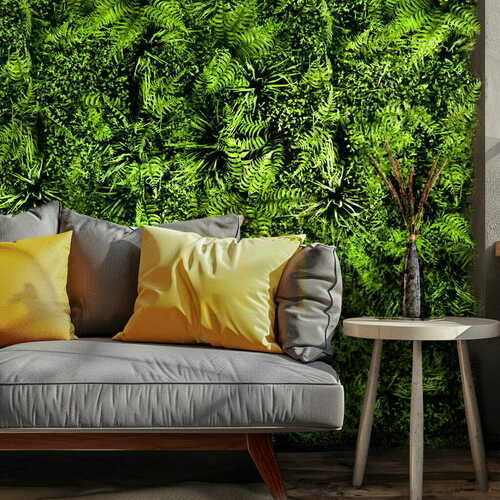 Prüfen Künstliche Pflanzenwand Green Designers Paprotka GD 636, 50 × 50 cm