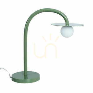 Tischlampe Max Light Enigma T0059 grün Metall Glas 45 cm LED 3000K small 0