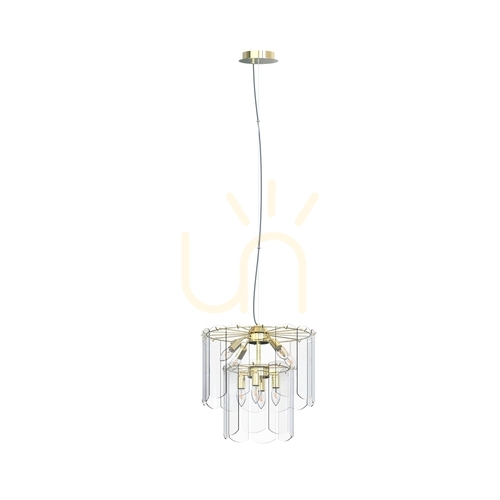 Prüfen Pendelleuchte Zuma Line NIRA MD3523-8M-EGN E14