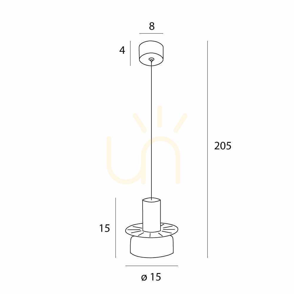 Anzeige Pendelleuchte Max Light Signature P0601 Messing 3000K Pendelleuchte Max Light Signature P0601 Messing 3000K