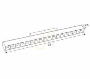 Stromschienenleuchte Max Light MAX M0027Z LED magnetisch weiß Zigbee 18W 35 cm small 2