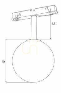 Stromschienenleuchte Max Light MAX M0044N magnetisch LED 5,4W 3000K weiß small 3