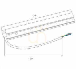Sammelschienen-Stromversorgung Max Light MAX MA0022 200W weiß intern small 1