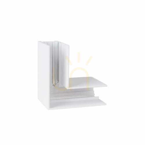 Prüfen Sammelschienen 90°-Winkelhalterung Max Light MAX MT0020 weiß Aluminium 8x8 cm