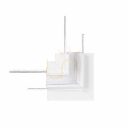 Prüfen Sammelschienenverbinder Max Light MAX MT0025 Winkelhalterung 90° weiß Aluminium