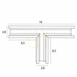 T-Wand-/Deckenverbinder Max Light MAX Magnetic MT0017 schwarz für Schienensysteme small 1