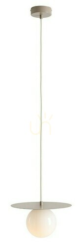 Prüfen Pendelleuchte Aldex Loop Beige Metall Glas 1125G17_S