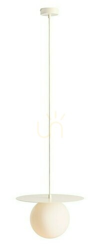 Prüfen Pendelleuchte Aldex Loop Cream M Beige Metall Glas 1125G9_M