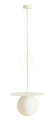 Prüfen Pendelleuchte Aldex Loop Creme Metall Glas 25 cm 1125G9_L