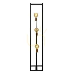 Stehleuchte Lucide ARTHUR 3-flammig Schwarz Kupfer Metall E27 08724/03/30 small 4