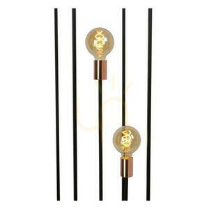 Stehleuchte Lucide ARTHUR 3-flammig Schwarz Kupfer Metall E27 08724/03/30 small 5