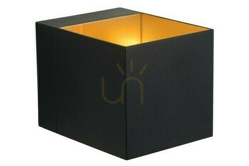 Prüfen Wandleuchte Lucide DEVI Schwarz Gold Aluminium G9 09201/01/30