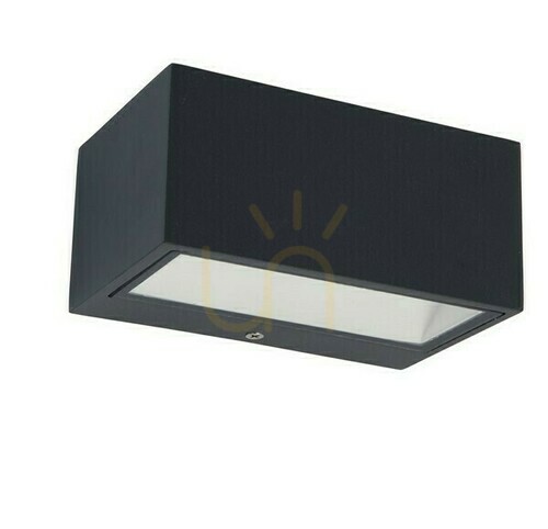 Prüfen Außenwandleuchte Lutec GEMINI anthrazit LED 10W Aluminium 5189113118