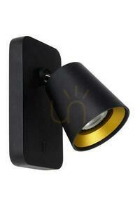 Wandleuchte Lucide TURNON schwarz gold LED CCT GU10 09928/05/30 small 1