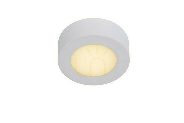 Plafond Lucide BRICE-LED vit IP44 LED 8W 11,7 cm 28116/11/31