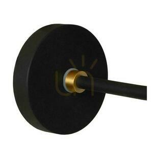 Wandleuchte Lucide BEREND Schwarz Gold Glas Retro IP44 G9 30265/01/30 small 3