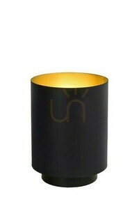 Tischleuchte Lucide SUZY Schwarz Gold Metall E14 45588/01/30 small 0