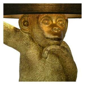 Tischleuchte Lucide EXTRAVAGANZA CHIMP 10502/81/30 E14 Affe Gold, Schirm Schwarz, 45 cm small 7