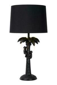 Tischleuchte Lucide EXTRAVAGANZA Coconut schwarz Baumwolle Retro 10505/81/30 small 1