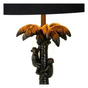 Tischleuchte Lucide EXTRAVAGANZA Coconut schwarz Baumwolle Retro 10505/81/30 small 5