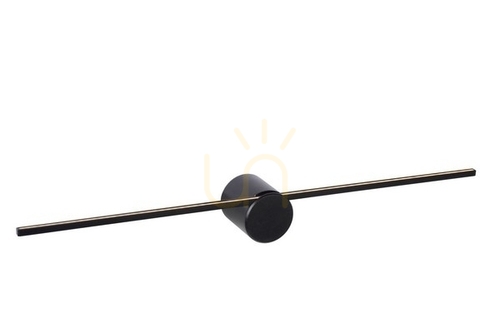Prüfen Wandleuchte Lucide MIZAR LED Schwarz 60 cm IP44 12201/60/30