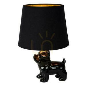 Tischleuchte Lucide EXTRAVAGANZA SIR WINSTON schwarz Porzellan E14 13533/81/30 small 7