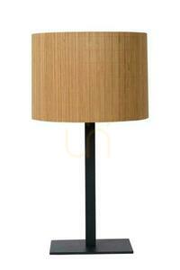 Tischleuchte Lucide MAGIUS Holz Rattan Japandi E27 52 cm 03529/81/30 small 1