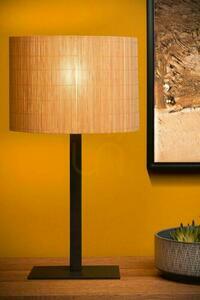 Tischleuchte Lucide MAGIUS Holz Rattan Japandi E27 52 cm 03529/81/30 small 3