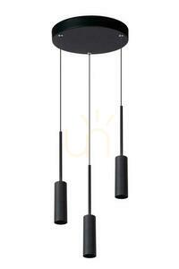 Pendelleuchte Lucide TUBULE schwarz Aluminium 26 cm LED 24401/21/30 small 1