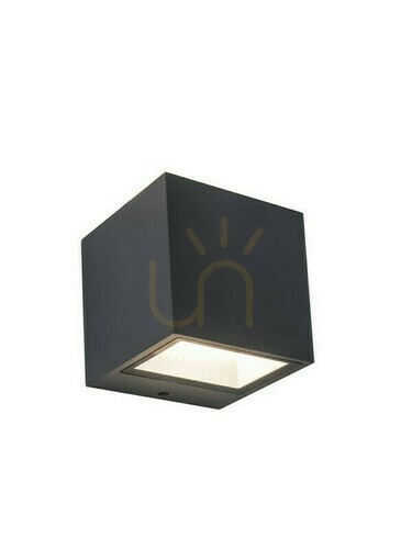 Prüfen Außenwandleuchte Lutec GEMINI anthrazit LED 9W 850lm 4000K Aluminium 5189114118