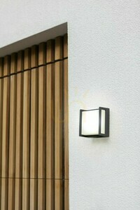 Außenwandleuchte Lutec QUBO anthrazit LED 8W Aluminium 5195401118 small 2