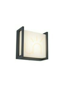 Außenwandleuchte Lutec QUBO anthrazit LED 8W Aluminium 5195401118 small 0